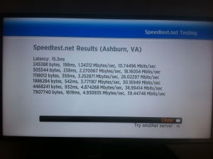 Speedtest Roku Screenshot